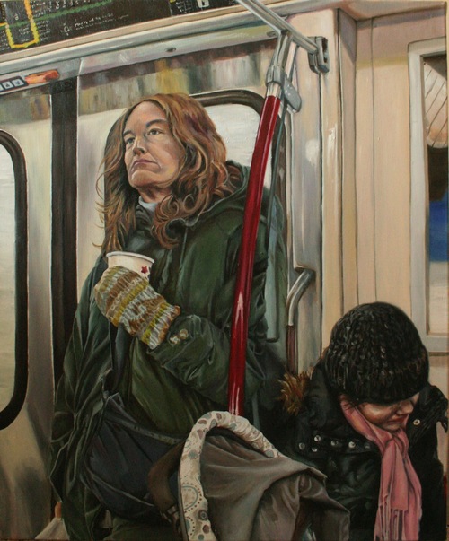 A Woman on the Subway - Sara Mozafari