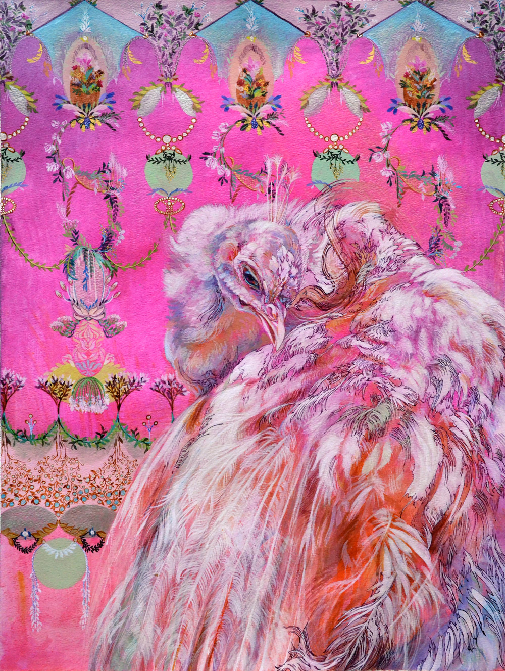 Pink Peacock - Christie Lau